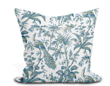 Load image into Gallery viewer, Thibaut Peacock Toile Pillow Cover