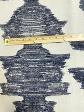 Load image into Gallery viewer, Perennials Ink Blot After Midnight Navy Blue Indoor Outdoor Upholstery Fabric WHS-5002