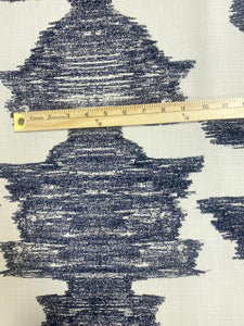 Perennials Ink Blot After Midnight Navy Blue Indoor Outdoor Upholstery Fabric WHS-5002