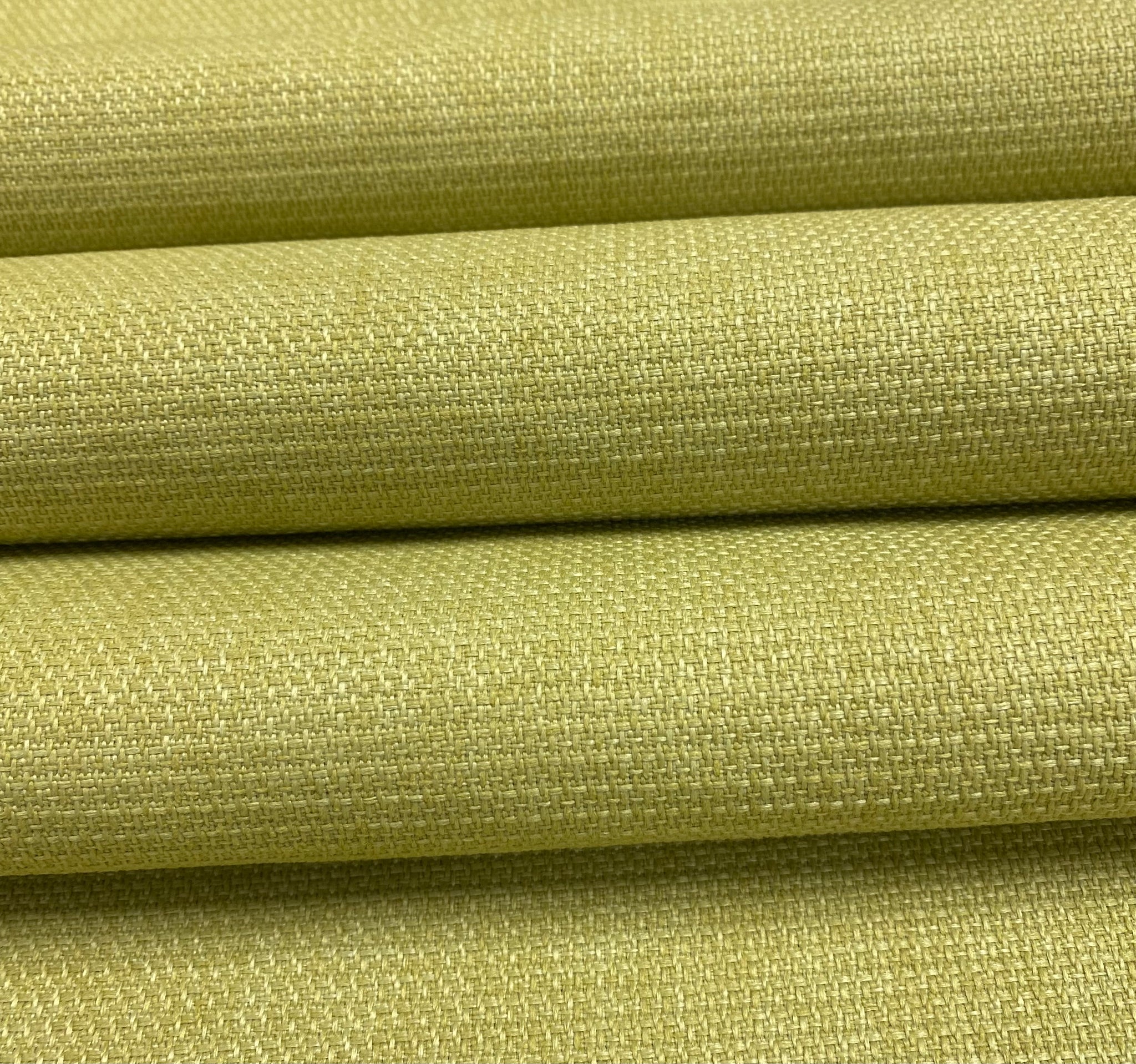 Lime Olive Green Faux Linen Uph Fabric, Fabric Bistro, Columbia