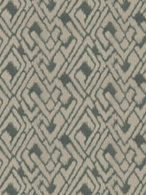 Load image into Gallery viewer, Beige Seafoam Geometric Abstract Ikat Chenille Upholstery Fabric FB