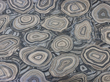 Load image into Gallery viewer, Kravet Design Crypton 34707-1611 Navy Blue Grey Abstract Geode Upholstery Fabric