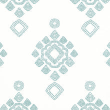 Load image into Gallery viewer, Set of Two Made to Order Thibaut Province Medallion Side Drapery Panels