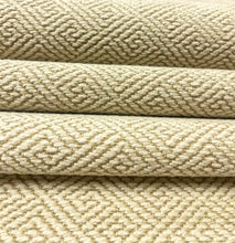 Load image into Gallery viewer, 1.6 Yard Boris Kroll Maiandros Texture Camel Beige Woven Greek Key Geometric Chenille Upholstery Fabric WHS 5101