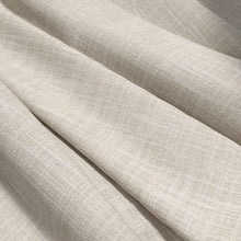 Load image into Gallery viewer, 118” Wide Semi Sheer Buff Beige Faux Linen Drapery Fabric FB
