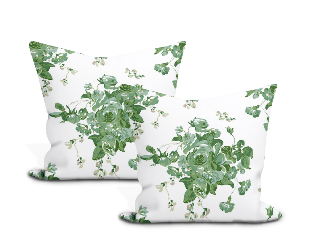 Sister Parish Circe Chintz Fabric Pillow Covers