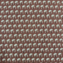 Load image into Gallery viewer, Linen Blend Mauve  Brown Green Floral Upholstery Drapery Fabric MGF