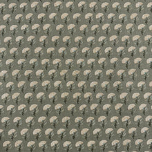 Load image into Gallery viewer, Linen Blend Sage Green Mustard Beige Floral Upholstery Drapery Fabric MGF