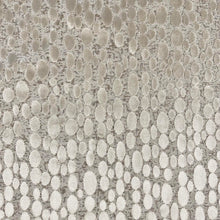 Load image into Gallery viewer, Beige Animal Pattern Spots Cut Velvet Upholstery Fabric MGF