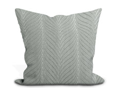 Load image into Gallery viewer, Thibaut Clayton Herringbone Embroidery Pillow