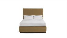 Load image into Gallery viewer, Wool Blend Mustard Ochre White Stripe Upholstery Fabric FB
