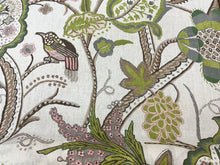 Load image into Gallery viewer, One Yard Remnant Windsor Brown and Green Fabric