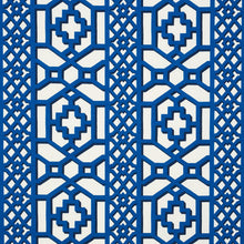 Load image into Gallery viewer, Pair of Custom Made Schumacher  Zanzibar Trellis Pillow Covers - Both Sides