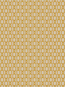 Cotton Blend Mustard Gold Trellis Geometric Upholstery Drapery Fabric FB