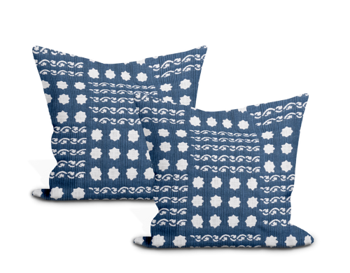 Sister Parish Campobello  Fabric Pillow Covers