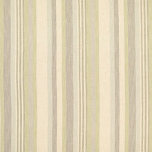 Load image into Gallery viewer, Beige Aqua Blue Green Stripe Upholstery Drtapery Fabric / Lichen