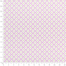 Load image into Gallery viewer, Cotton Green Purple White Ikat Geometric Upholstery Drapery Fabric
