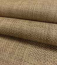 Load image into Gallery viewer, 1.6 Yard Designer Water &amp; Stain Resistant Taupe Brown MCM Mid Century Modern Tweed Upholstery Fabric WHS 4629