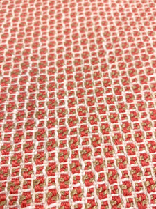 Regal-Kiddo Coral Water Stain Resistant Coral Beige White Woven Tweed Upholstery Fabric STA 5137