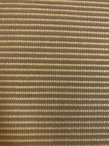 1.4 Yard Designer Water & Stain Resistant Sage Green Beige Stripe Woven Upholstery Fabric WHS 4592