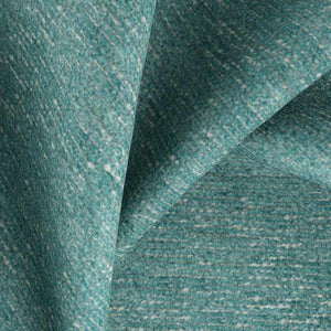 Stain Resistant Heavy Duty MCM Mid Century Modern Tweed Chenille Turquoise Aqua Teal Upholstery Fabric FB