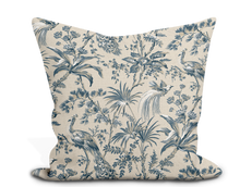 Load image into Gallery viewer, Thibaut Peacock Toile Pillow Cover
