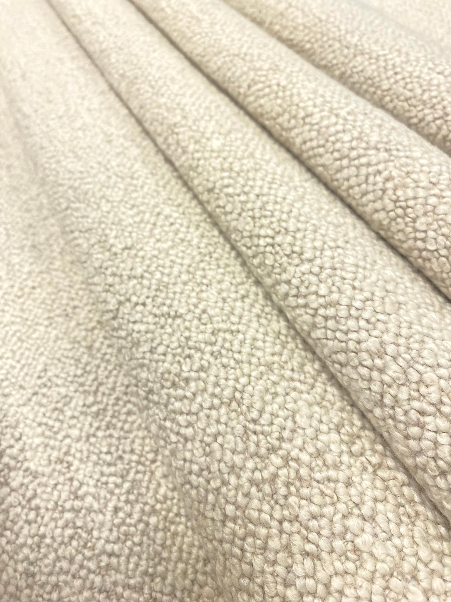 Heavy Duty Water & Stain Resistant Wool Boucle Upholstery Fabric l