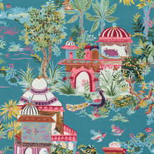 Load image into Gallery viewer, Set of Two Made to Order Thibaut Mystic Garden Side Drapery Panels