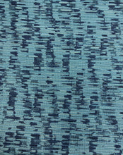 Load image into Gallery viewer, Luum Wavefield Sea Level Teal Navy Blue Abstract Indoor Outdoor Upholstery Fabric STA 5126