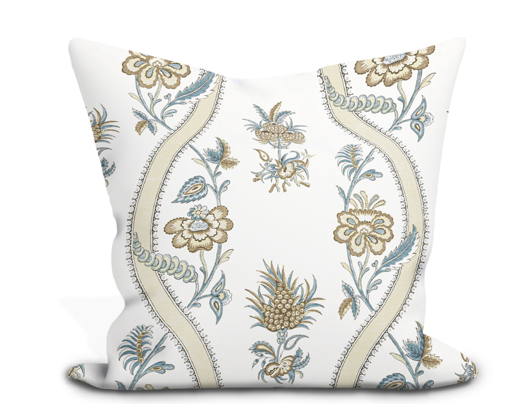 Thibaut Ribbon Floral Pillow