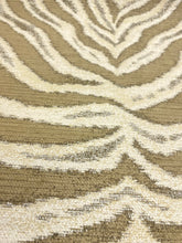 Load image into Gallery viewer, Remnant Thibaut Zamira Linen Zebra Animal Pattern Upholstery Fabric STA 5010
