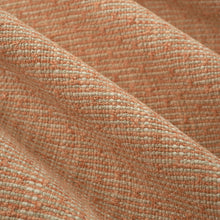 Load image into Gallery viewer, Faux Linen Coral Blush Beige Tweed MCM Mid Century Modern Stripe Upholstery Fabric FB