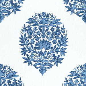 Set of Two Made to Order Thibaut Ridgefield Side Drapery Panels