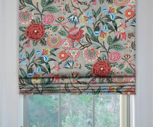 Load image into Gallery viewer, Thibaut Cleo Floral Roman Shade