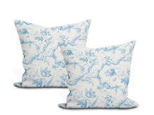 Load image into Gallery viewer, Schumacher Toile De Fleurs Pillow Cover