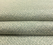 Load image into Gallery viewer, Designer Sage Green Ivory MCM Mid Century Modern Tweed Upholstery Fabric WHS 4641