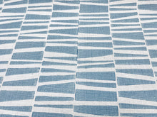 Load image into Gallery viewer, Galbraith &amp; Paul Bartram Natural Blue Abstract Linen Upholstery Fabric