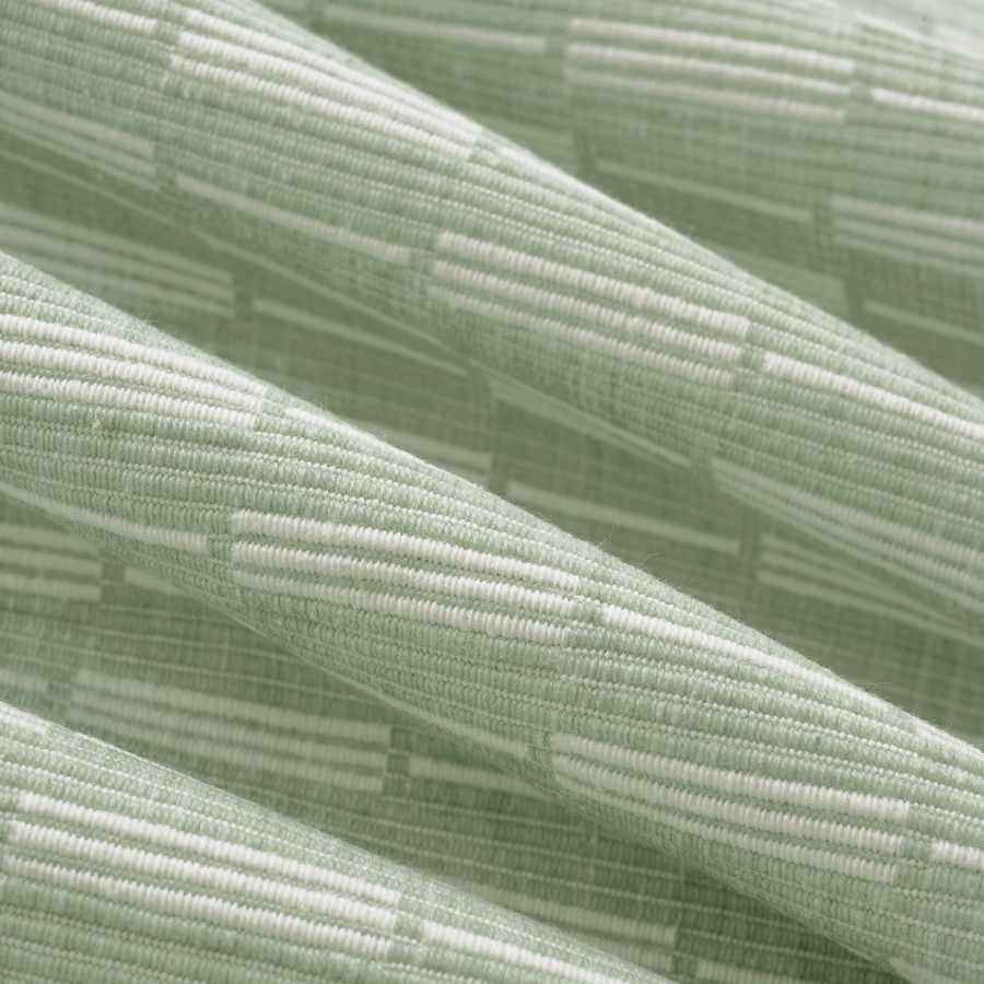 Cotton Seafoam Green White Cream Stripe Upholstery Drapery Fabric FB
