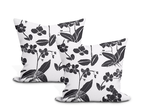 Schumacher Orchids Have Dreams Pillow Cover