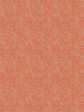 Load image into Gallery viewer, Bella Dura Indoor Outdoor Lido Key Geometric Greek Key Orange Cream Upholstery Drapery Fabric FB