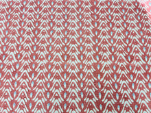 Load image into Gallery viewer, Galbraith and Paul Bellflower Terra Cotta Coral Blue Indoor Outdoor Fabric