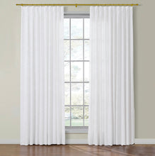 Load image into Gallery viewer, Thibaut Semi Sheer CONCORD EMBROIDERY Side Drapery Panels