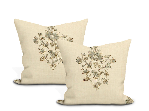 Schumacher Beatrice Bouquet Pillow Cover