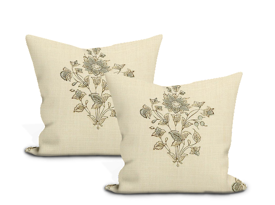 Schumacher Beatrice Bouquet Pillow Cover