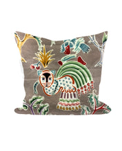 Load image into Gallery viewer, Custom Clarence House Huberta Print Animal Print Chinoiserie Linen Pillow Cover