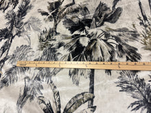 Load image into Gallery viewer, Romo Japura Velvet Quartz 7869/02 Black Cream Botanical Floral Upholstery Fabric STA 6408