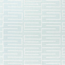 Load image into Gallery viewer, Set of Two Made to Order Thibaut Architect Embroidery Side Drapery Panels