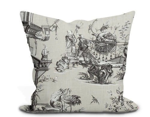 Thibaut Cheng Toile Pillow