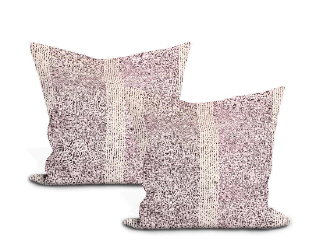 Sister Parish Dot Fabric Pillow Covers