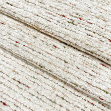 Load image into Gallery viewer, Beige Red Green Coral Textured MCM Chenille Upholstery Fabric MGF